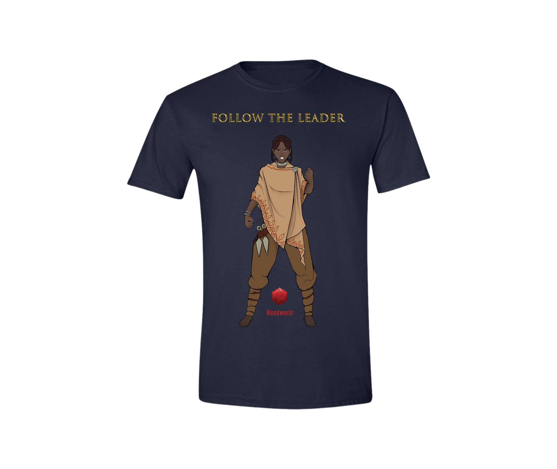 Fatima follow the leader navy shirt